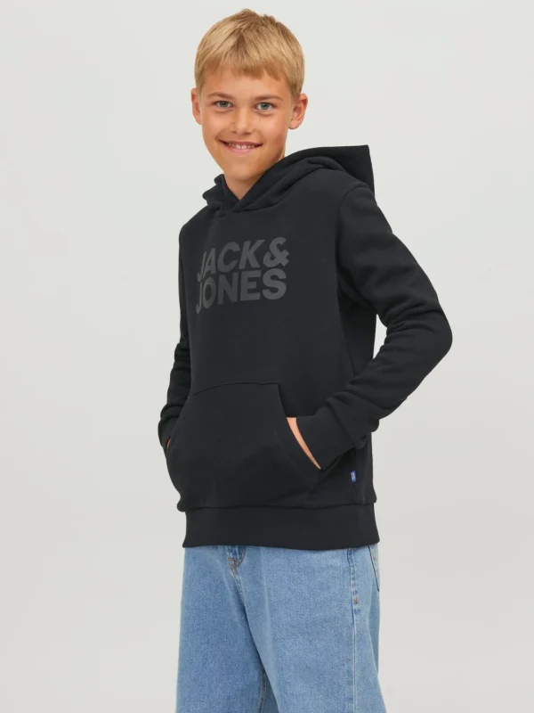 JACK & JONES jjecorp logo sweat hood noos jnr Enfant 12152841 – Image 7